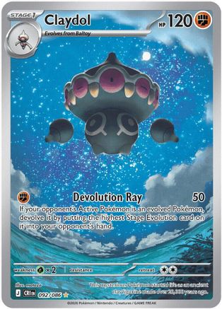 Claydol - 092/086 (92) [ME04: Chaos Rising] Holofoil