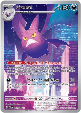 Crobat - 093/086 (93) [ME04: Chaos Rising] Holofoil