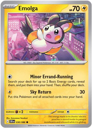 Emolga (30) [ME04: Chaos Rising]