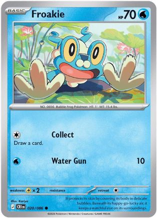 Froakie - 020/086 (20) [ME04: Chaos Rising]