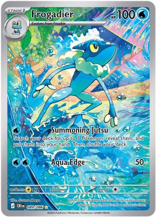 Frogadier - 089/086 (89) [ME04: Chaos Rising] Holofoil