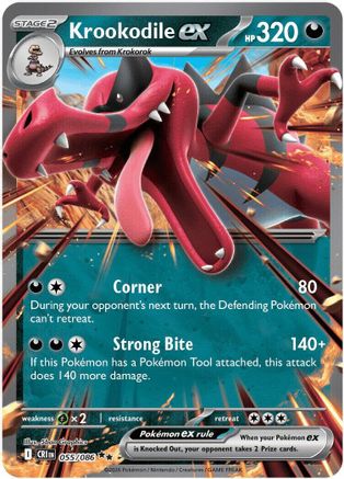 Krookodile ex (55) [ME04: Chaos Rising] Holofoil