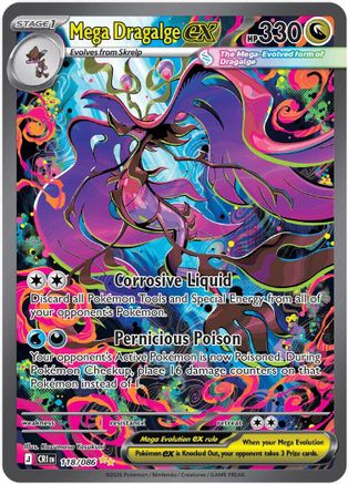 Mega Dragalge ex - 118/086 (118) [ME04: Chaos Rising] Holofoil