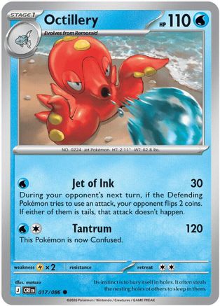 Octillery (17) [ME04: Chaos Rising] Reverse Holofoil