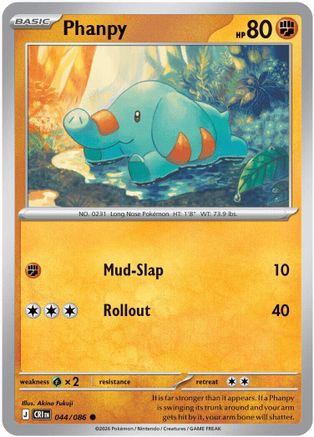 Phanpy (44) [ME04: Chaos Rising]