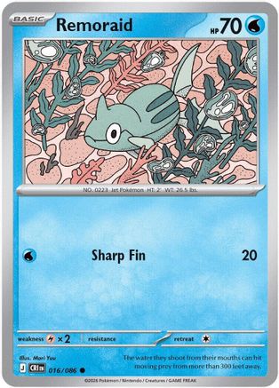 Remoraid (16) [ME04: Chaos Rising] Reverse Holofoil