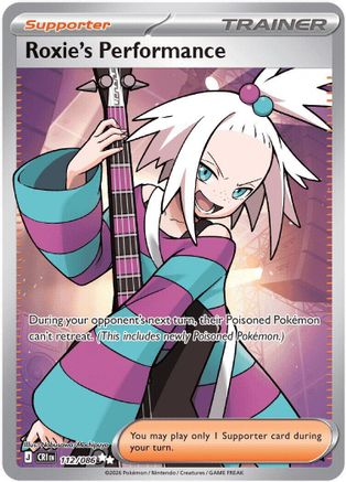 Roxie's Performance - 112/086 (112) [ME04: Chaos Rising] Holofoil