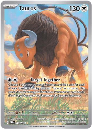 Tauros - 096/086 (96) [ME04: Chaos Rising] Holofoil