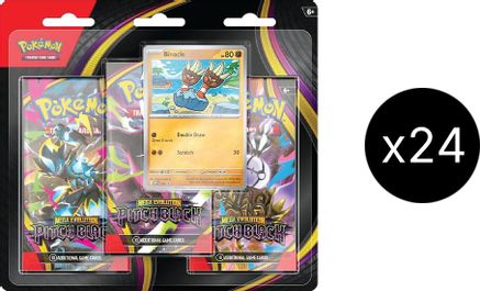 Pokemon Pitch Black 3-Pack Blister Case