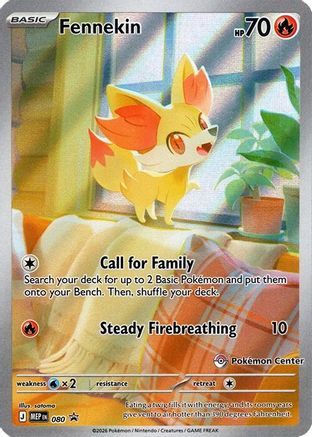 Fennekin - 080 (Pokemon Center Exclusive) (80) [ME: Mega Evolution Promo] Holofoil