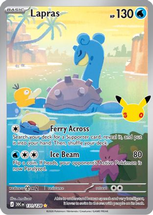 Lapras - 131/128 (131) [ME: 30th Celebration] Holofoil
