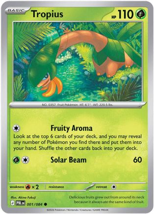 Tropius (1) [ME05: Pitch Black] Reverse Holofoil