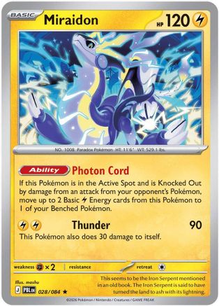 Miraidon (28) [ME05: Pitch Black] Holofoil