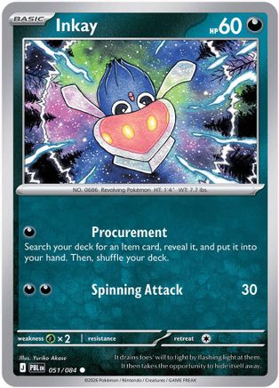 Inkay (51) [ME05: Pitch Black]