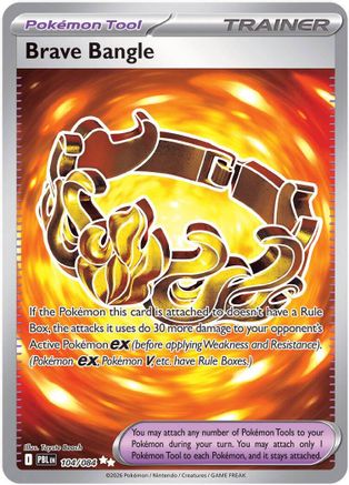 Brave Bangle (104) [ME05: Pitch Black] Holofoil