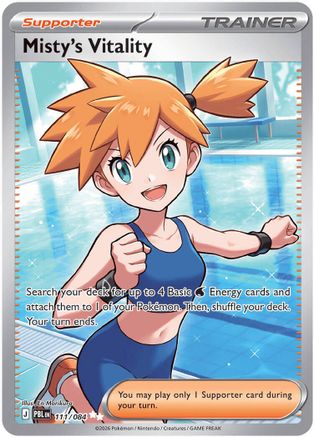 Misty's Vitality - 111/084 (111) [ME05: Pitch Black] Holofoil