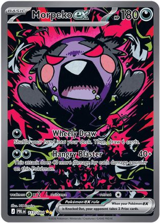Morpeko ex - 117/084 (117) [ME05: Pitch Black] Holofoil