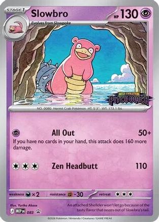 Slowbro - 083 (Pitch Black Stamped) (83) [ME: Mega Evolution Promo] Holofoil