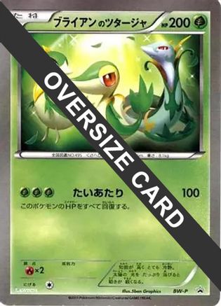 Snivy (Lawsons Original Customization Jumbo Card) () [BW-P Promotional cards] Holofoil