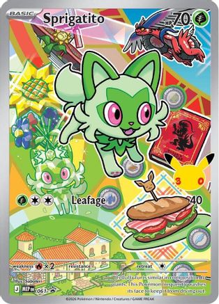 Sprigatito -  061 (61) [ME: Mega Evolution Promo] Holofoil