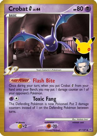 Crobat G (47) [ME: 30th Celebration Classic Collection] Holofoil