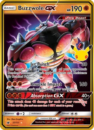 Buzzwole GX (57) [ME: 30th Celebration Classic Collection] Holofoil
