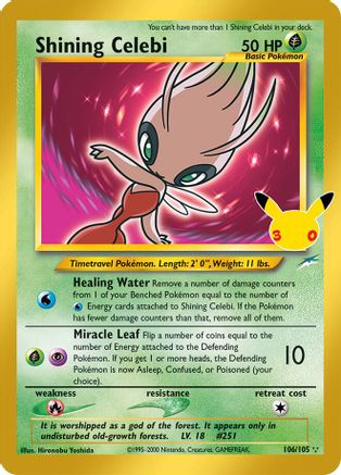 Shining Celebi (106) [ME: 30th Celebration Classic Collection] Holofoil