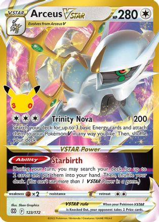 Arceus VSTAR (123) [ME: 30th Celebration Classic Collection] Holofoil