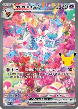 Sylveon ex - 153/128 (153) [ME: 30th Celebration] Holofoil