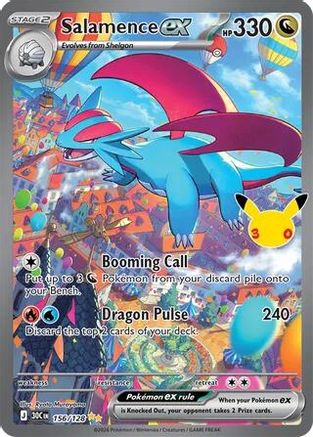 Salamence ex - 156/128 (156) [ME: 30th Celebration] Holofoil