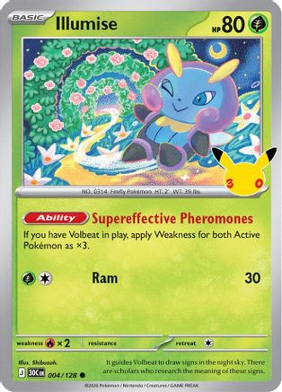 Illumise (4) [ME: 30th Celebration] Holofoil