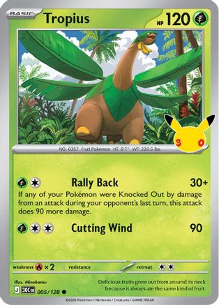 Tropius (5) [ME: 30th Celebration] Holofoil