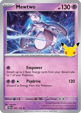 Mewtwo (63) [ME: 30th Celebration] Holofoil
