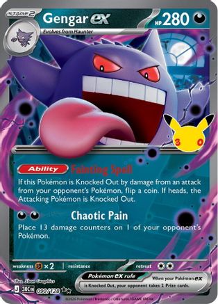 Gengar ex (90) [ME: 30th Celebration] Holofoil
