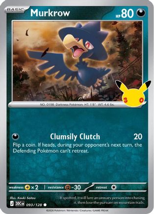 Murkrow (93) [ME: 30th Celebration] Holofoil