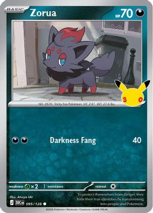 Zorua (95) [ME: 30th Celebration] Holofoil