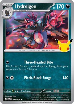 Hydreigon (99) [ME: 30th Celebration] Holofoil