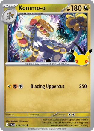 Kommo-o (112) [ME: 30th Celebration] Holofoil