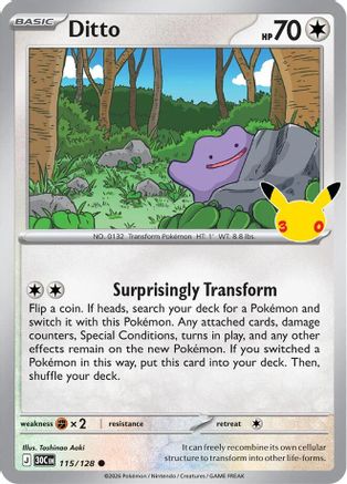 Ditto (115) [ME: 30th Celebration] Holofoil