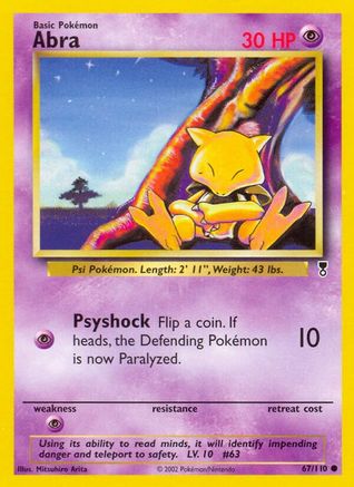 Abra (67) [Legendary Collection] Reverse Holofoil