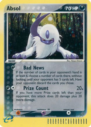 Absol (1) [Dragon] Reverse Holofoil