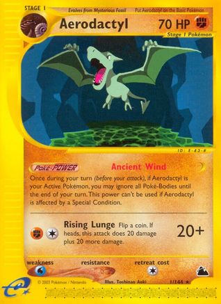 Aerodactyl (1) [Skyridge] Reverse Holofoil