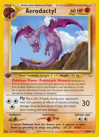 Aerodactyl (15) [Neo Revelation] 1st Edition