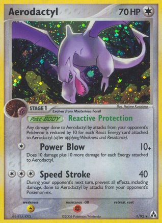 Aerodactyl (1) [Legend Maker] Reverse Holofoil