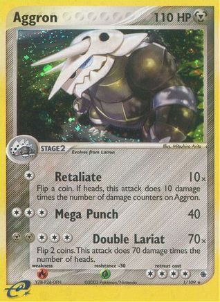 Aggron (1) [Ruby and Sapphire] Reverse Holofoil