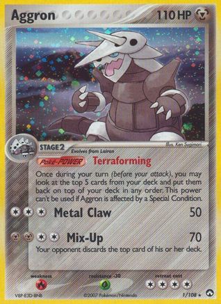 Aggron (1) [Power Keepers] Holofoil