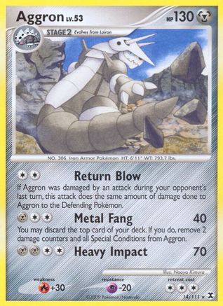 Aggron (14) [Rising Rivals] Reverse Holofoil