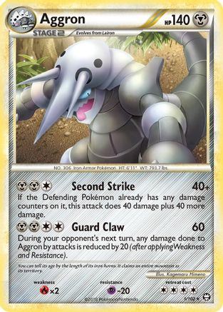 Aggron (1) [Triumphant] Reverse Holofoil