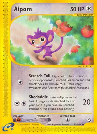 Aipom (67) [Aquapolis]