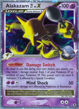 Alakazam E4 Lv.X (103) [Rising Rivals] Holofoil